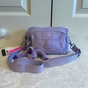 🦍🪻NWT Kipling Merryl 2 in 1 Convertible Crossbody Bag in Lilac Joy